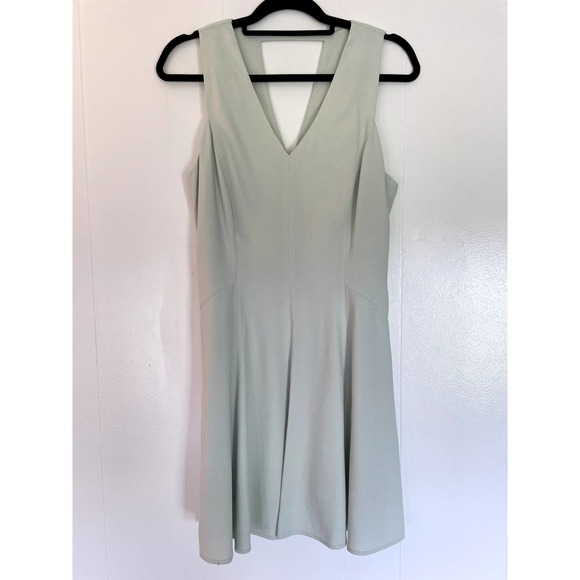 ARMANI Exchange Sleeveless V-Neck Summer Dress Green‎ Size 8 - Picture 1 of 3